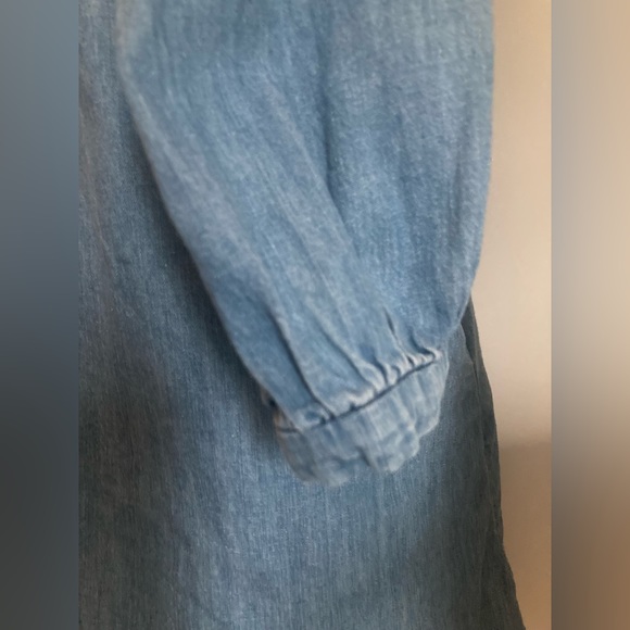 & Other Stories denim dress with balloon sleeve - Picture 5 of 6